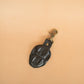 The Real McCaul Leathergoods Keyring Crocodile Crown Keyring Australian Made Australian Owned Leather Key Fob Holder Belt Hook Made In Australia