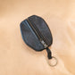 The Real McCaul Leathergoods Keyring Double Sided Key & Coin Pouch - Kangaroo Australian Made Australian Owned Double Sided Key & Coin Pouch- MADE IN AUSTRALIA - Genuine Leather