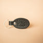 The Real McCaul Leathergoods Keyring Gemini Keyring - Zodiac Horoscope Star Sign - Black Australian Made Australian Owned Horoscope Zodiac Star Sign Keyring Leather Made in Australia