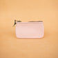 The Real McCaul Leathergoods Keyring Kangaroo / Dusty Pink Simple Coin Pouch - Kangaroo Australian Made Australian Owned Double Sided Key & Coin Pouch- MADE IN AUSTRALIA - Genuine Leather