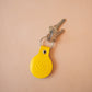 The Real McCaul Leathergoods Keyring Keyring Bag Charm - Smiley Face Australian Made Australian Owned Smiley Face Keyring Key Chain Bag Accessory Bag Charm Leather Made in Australia