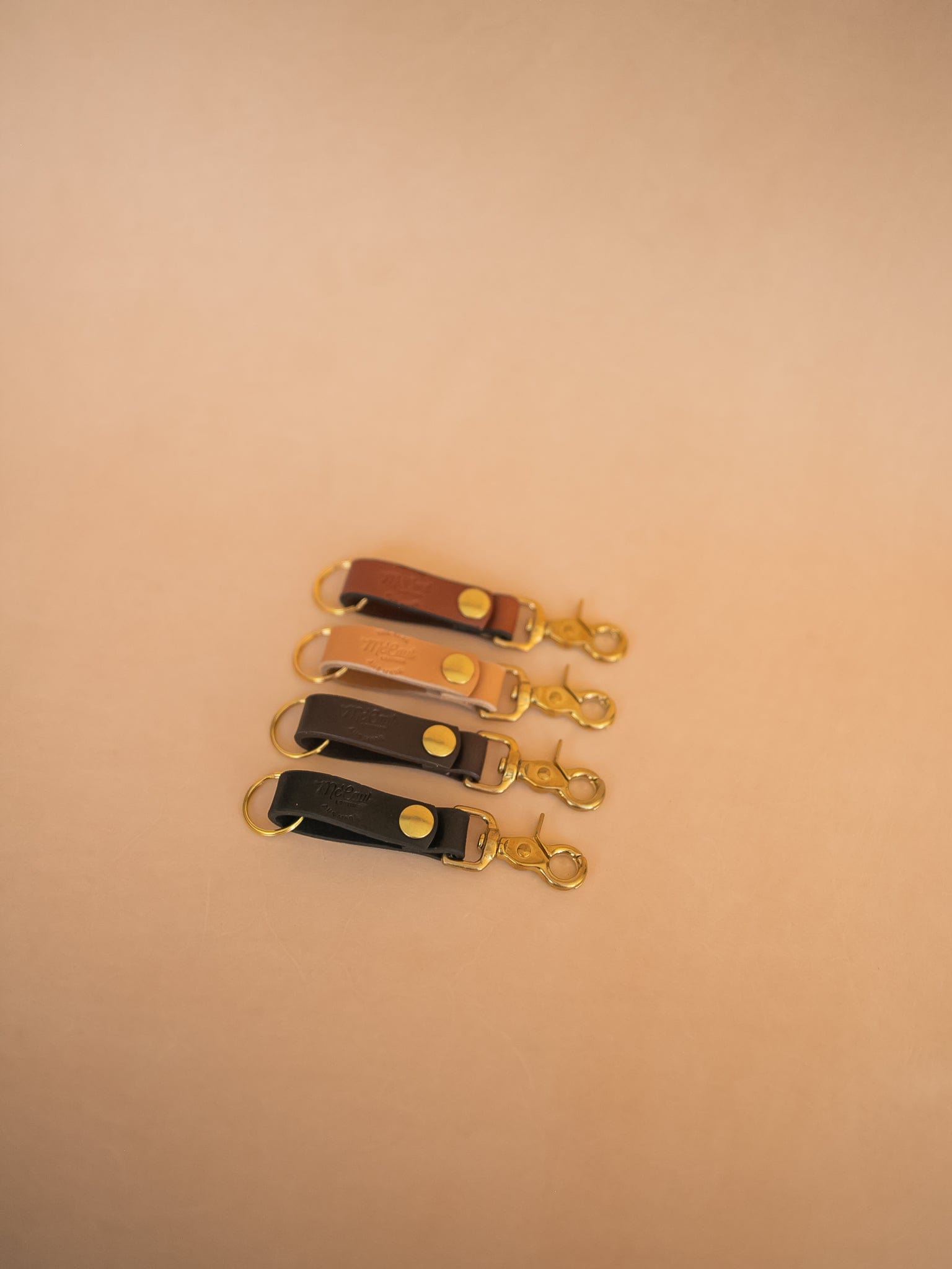 The Real McCaul Leathergoods Keyring Mini Belt Loop Key Chain Holder Australian Made Australian Owned Leather Key Fob Holder Belt Hook Made In Australia