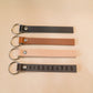 The Real McCaul Leathergoods Keyring Phone Number Leather Keyring Australian Made Australian Owned Personalised Leather Name Keyring Australian Made