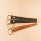 The Real McCaul Leathergoods Keyring Phone Number Leather Keyring Australian Made Australian Owned Personalised Leather Name Keyring Australian Made