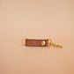 The Real McCaul Leathergoods Keyring Tan Mini Belt Loop Key Chain Holder Australian Made Australian Owned Leather Key Fob Holder Belt Hook Made In Australia