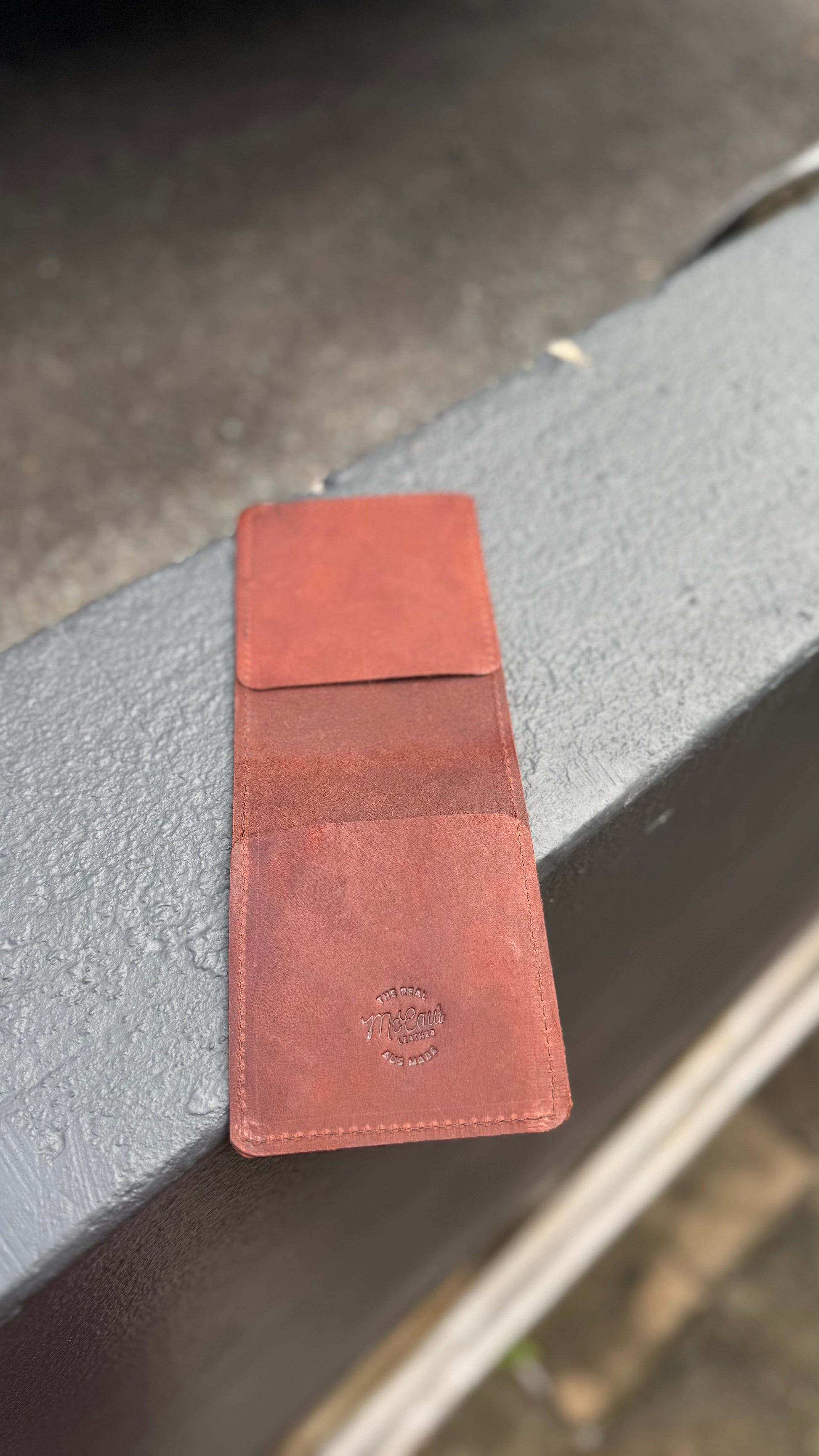 The Real McCaul Leathergoods NoteBook Cover Australian Made Australian Owned Kangaroo Leather NoteBook Cover Made In Australia