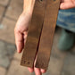 The Real McCaul Leathergoods Personalised Bookmark Australian Made Australian Owned Personalised Embossed Leather Bookmark Handmade in Australia
