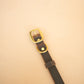 The Real McCaul Leathergoods Pet Collars & Harnesses Classic Dog Collar - 25mm - Vintage Rustic Brown Australian Made Australian Owned Leather Dog Collar with Brass Fittings- Australian Made