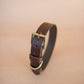 The Real McCaul Leathergoods Pet Collars & Harnesses Classic Dog Collar - 30mm - Burgundy Australian Made Australian Owned Leather Dog Collar with Brass Fittings- Australian Made