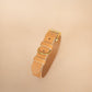 The Real McCaul Leathergoods Pet Collars & Harnesses Classic Dog Collar - 30mm - Natural Australian Made Australian Owned Leather Dog Collar with Brass Fittings- Australian Made