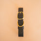 The Real McCaul Leathergoods Pet Collars & Harnesses Classic Dog Collar - 32mm - Black Australian Made Australian Owned Leather Dog Collar with Brass Fittings- Australian Made