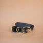 The Real McCaul Leathergoods Pet Collars & Harnesses Classic Dog Collar - 32mm - Black Australian Made Australian Owned Leather Dog Collar with Brass Fittings- Australian Made