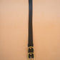 The Real McCaul Leathergoods Pet Collars & Harnesses Classic Dog Collar - 32mm - Black Australian Made Australian Owned Leather Dog Collar with Brass Fittings- Australian Made