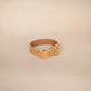 The Real McCaul Leathergoods Pet Collars & Harnesses Classic Dog Collar - 32mm - Natural Australian Made Australian Owned Leather Dog Collar with Brass Fittings- Australian Made