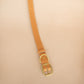 The Real McCaul Leathergoods Pet Collars & Harnesses Classic Dog Collar - 32mm - Natural Australian Made Australian Owned Leather Dog Collar with Brass Fittings- Australian Made