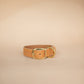 The Real McCaul Leathergoods Pet Collars & Harnesses Classic Dog Collar - 32mm - Natural Australian Made Australian Owned Leather Dog Collar with Brass Fittings- Australian Made