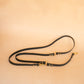 The Real McCaul Leathergoods Pet Leashes Hands Free Long Crossbody Dog Leash - 20mm - Dark Brown Australian Made Australian Owned Leather Dog Lead or Leash - HandMade In Australia- Brass Fittings