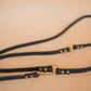 The Real McCaul Leathergoods Pet Leashes Hands Free Long Crossbody Dog Leash - 20mm - Dark Brown Australian Made Australian Owned Leather Dog Lead or Leash - HandMade In Australia- Brass Fittings