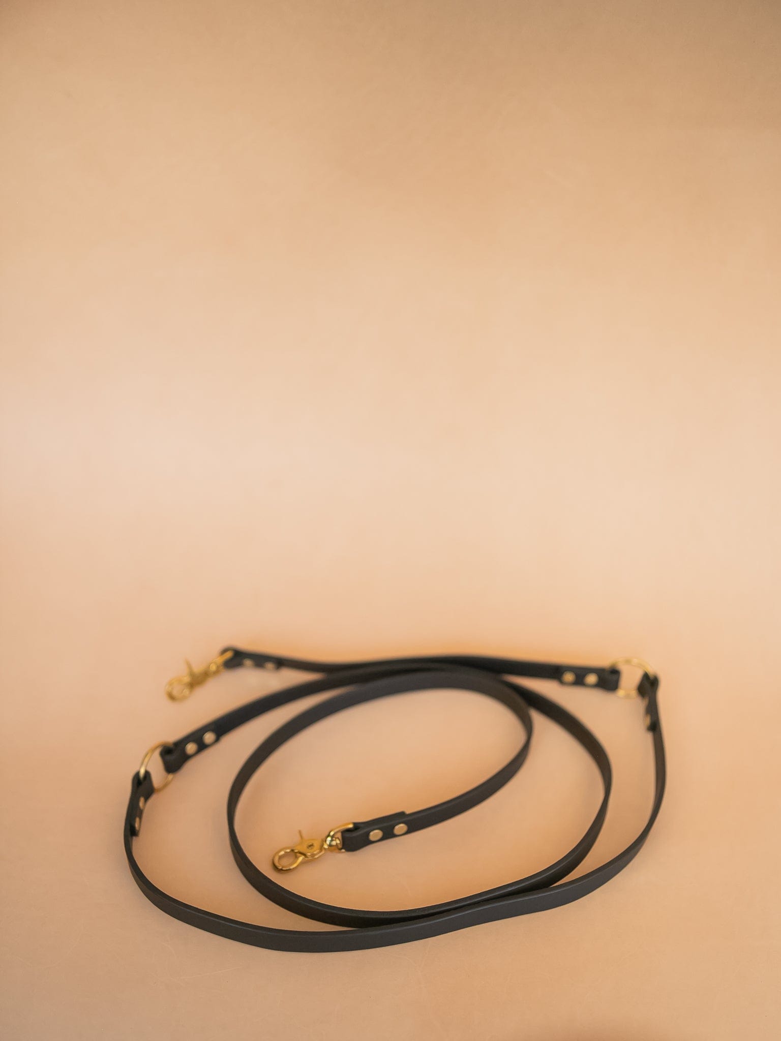 The Real McCaul Leathergoods Pet Leashes Hands Free Long Crossbody Dog Leash - 20mm - Dark Brown Australian Made Australian Owned Leather Dog Lead or Leash - HandMade In Australia- Brass Fittings