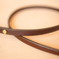 The Real McCaul Leathergoods Pet Leashes Narrow Dog Leash - Burgundy Australian Made Australian Owned Leather Dog Lead or Leash - HandMade In Australia- Brass Fittings