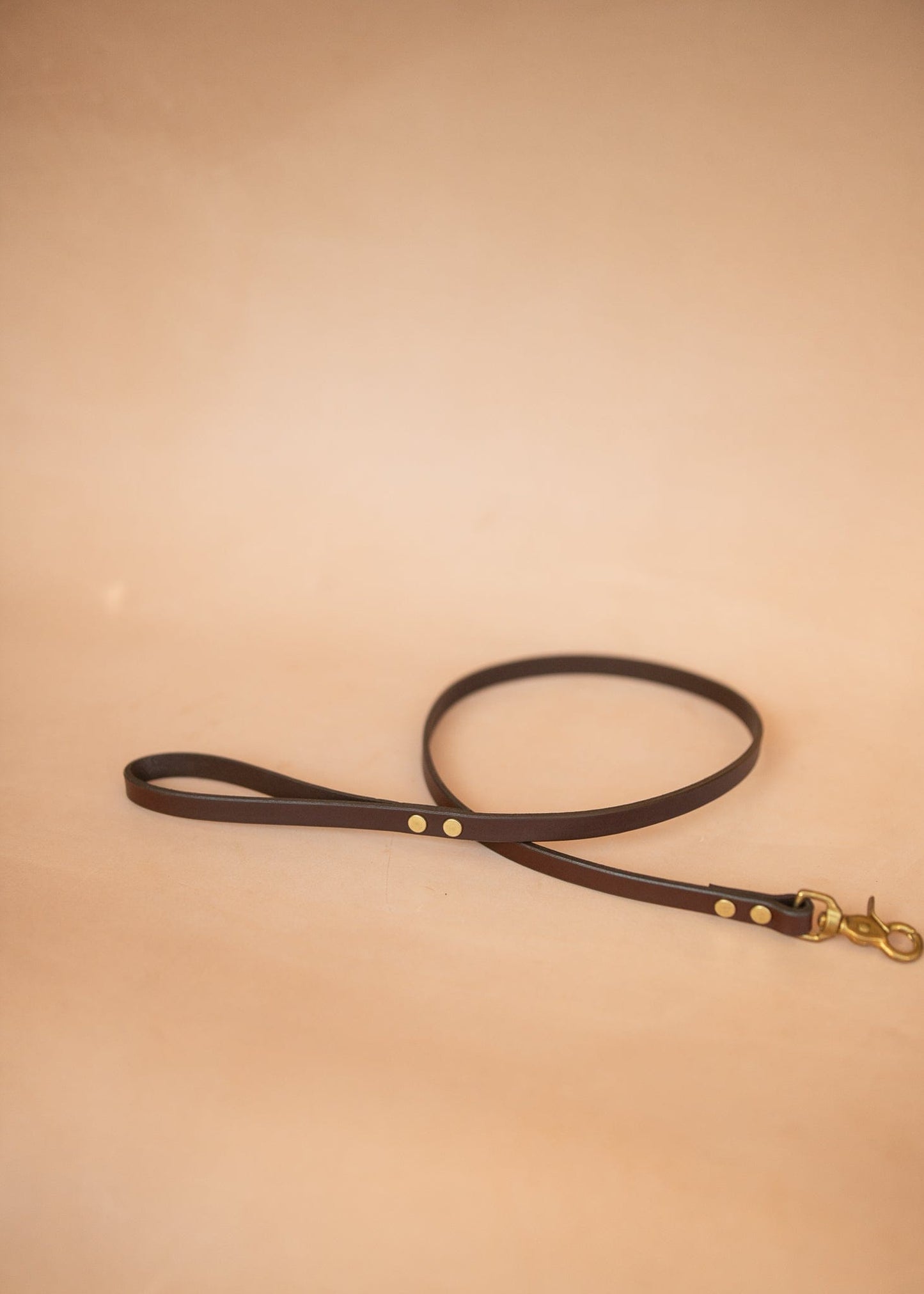 The Real McCaul Leathergoods Pet Leashes Narrow Dog Leash - Burgundy Australian Made Australian Owned Leather Dog Lead or Leash - HandMade In Australia- Brass Fittings
