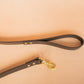 The Real McCaul Leathergoods Pet Leashes Wide Dog Leash 25mm- Dark Brown Australian Made Australian Owned Leather Dog Collar and Lead with Brass Fittings- Australian Made