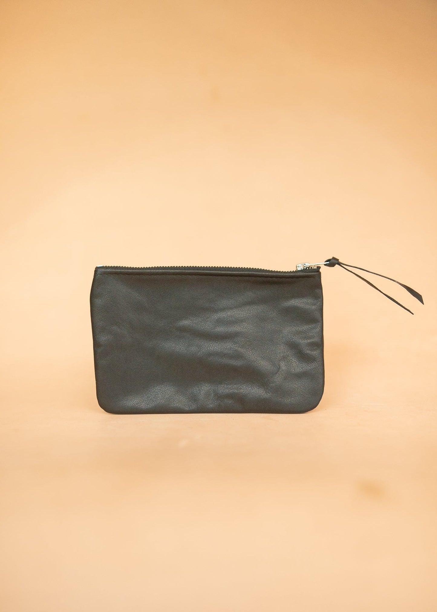 The Real McCaul Leathergoods Purses Clementine Clutch - Cowhide - Black Australian Made Australian Owned Clementine Leather Clutch- Made In Australia YKK Zips