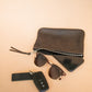 The Real McCaul Leathergoods Purses Clementine Clutch - Cowhide Australian Made Australian Owned Clementine Leather Clutch- Made In Australia YKK Zips
