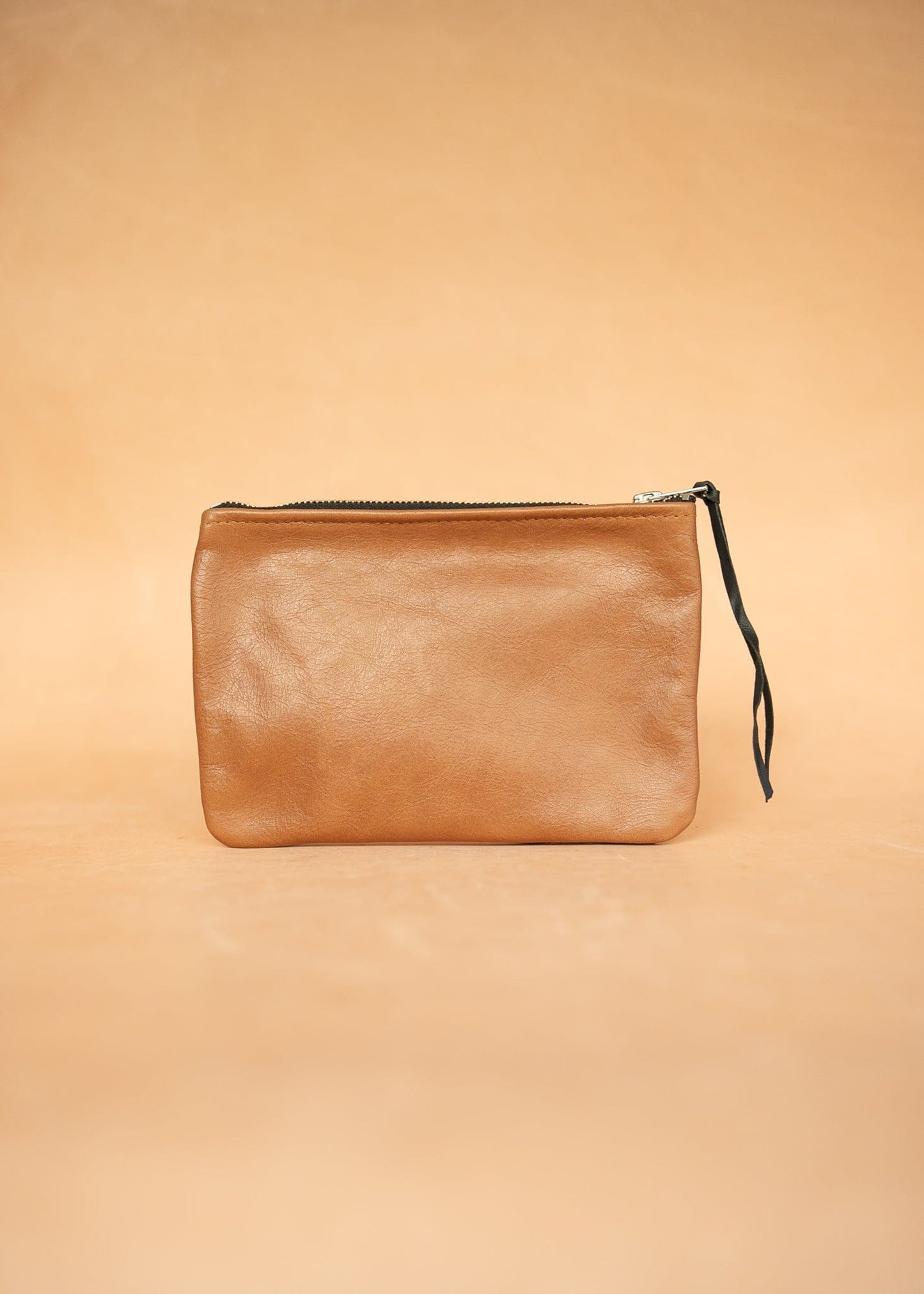 The Real McCaul Leathergoods Purses Clementine Clutch - Cowhide - Tan Australian Made Australian Owned Clementine Leather Clutch- Made In Australia YKK Zips