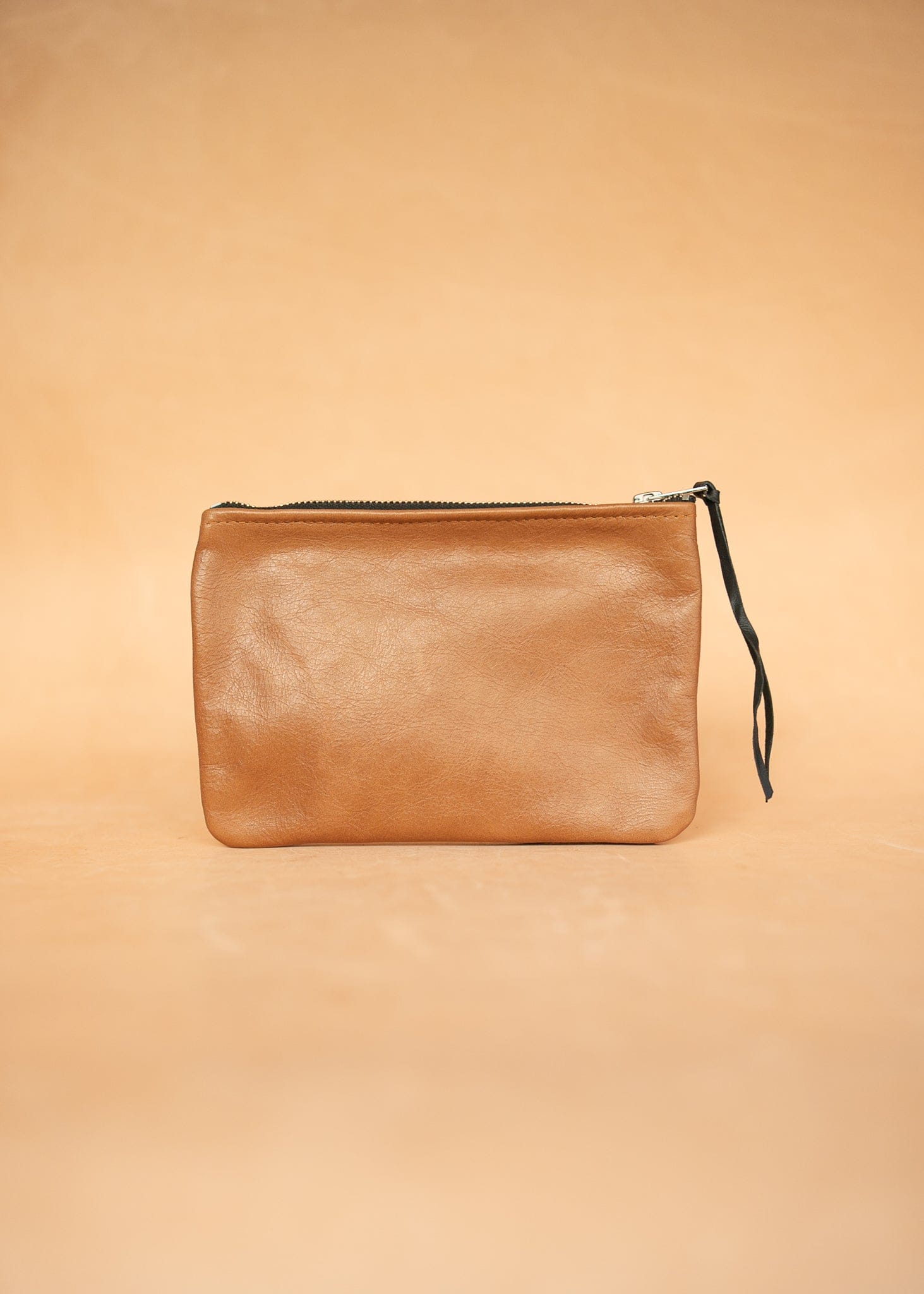 The Real McCaul Leathergoods Purses Clementine Clutch - Cowhide - Tan Australian Made Australian Owned Clementine Leather Clutch- Made In Australia YKK Zips