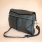 The Real McCaul Leathergoods Shoulder Bags Jack Satchel - Cowhide - Black Australian Made Australian Owned Jack Laptop Leather Travel Satchel Briefcase- Made In Australia