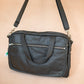 The Real McCaul Leathergoods Shoulder Bags Jack Satchel - Cowhide - Black Australian Made Australian Owned Jack Laptop Leather Travel Satchel Briefcase- Made In Australia
