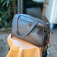 The Real McCaul Leathergoods Shoulder Bags Jack Satchel - Cowhide - Dark Brown Australian Made Australian Owned Jack Laptop Leather Travel Satchel Briefcase- Made In Australia