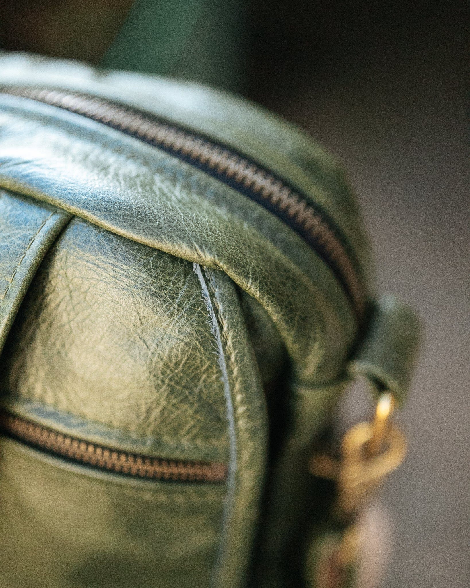 The Real McCaul Leathergoods Shoulder Bags Jack Satchel - Cowhide - Green Australian Made Australian Owned Jack Laptop Leather Travel Satchel Briefcase- Made In Australia