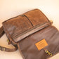 The Real McCaul Leathergoods Shoulder Bags Jack Satchel - Cowhide - Premium Marble Brown Australian Made Australian Owned Jack Laptop Leather Travel Satchel Briefcase- Made In Australia