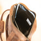 The Real McCaul Leathergoods Shoulder Bags Jack Satchel - Cowhide - Premium Marble Brown Australian Made Australian Owned Jack Laptop Leather Travel Satchel Briefcase- Made In Australia