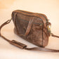 The Real McCaul Leathergoods Shoulder Bags Jack Satchel - Cowhide - Premium Marble Brown Australian Made Australian Owned Jack Laptop Leather Travel Satchel Briefcase- Made In Australia