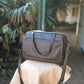 The Real McCaul Leathergoods Shoulder Bags Silver Jack Satchel - Cowhide - Dark Brown Australian Made Australian Owned Jack Laptop Leather Travel Satchel Briefcase- Made In Australia