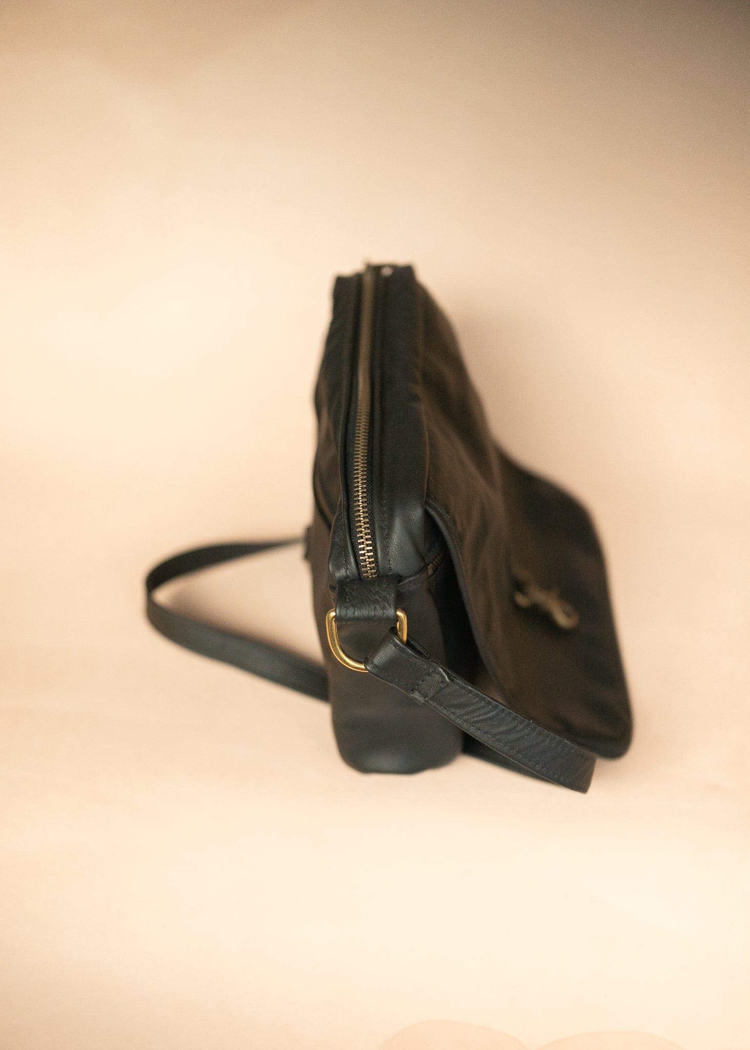 The Real McCaul Leathergoods Shoulder Bags Zeuss Satchel - Cowhide - Black Australian Made Australian Owned Men's Leather Satchel Made In Australia- Laptop/iPad