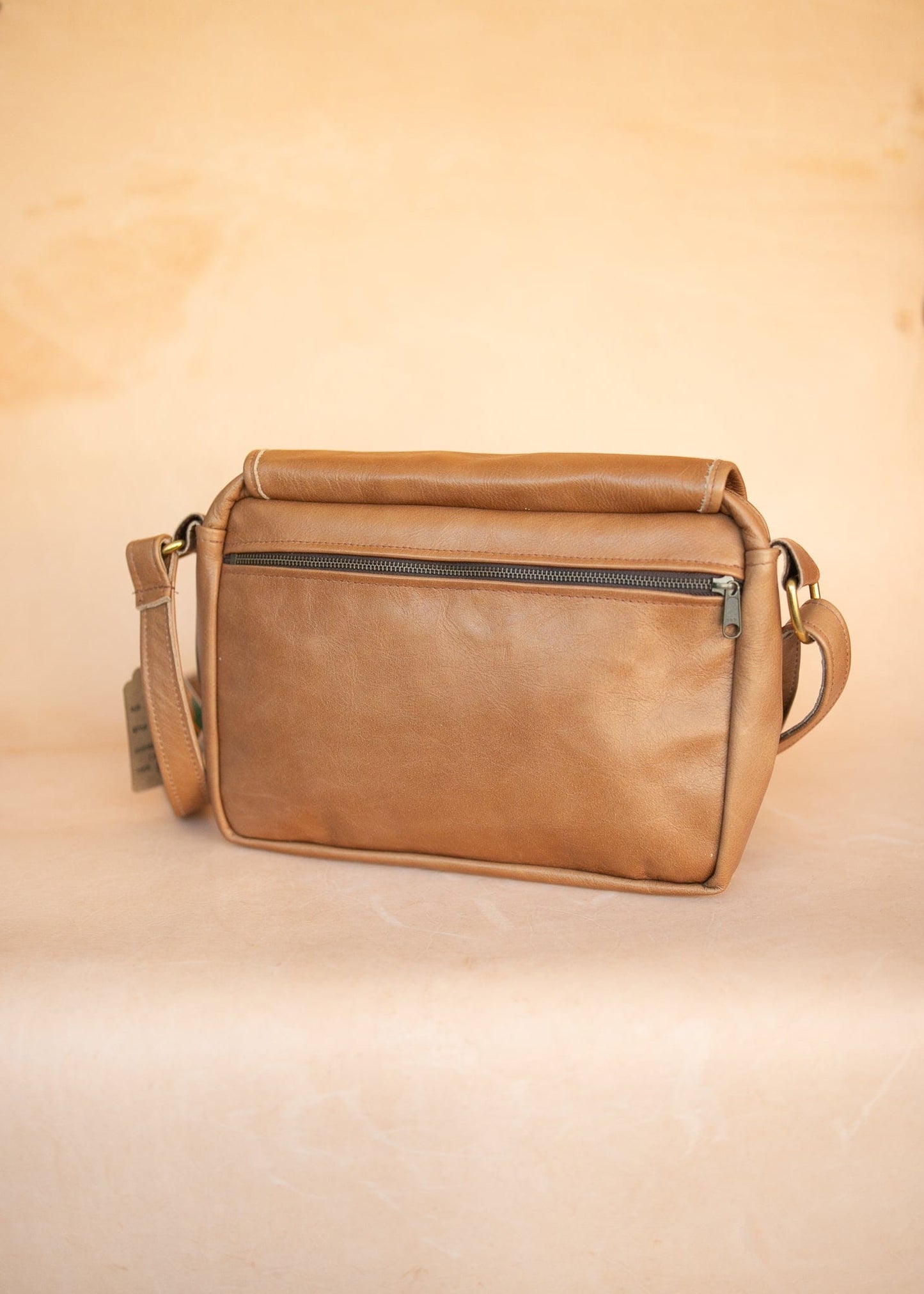 The Real McCaul Leathergoods Shoulder Bags Zeuss Satchel - Cowhide - Tan Australian Made Australian Owned Men's Leather Satchel Made In Australia- Laptop/iPad