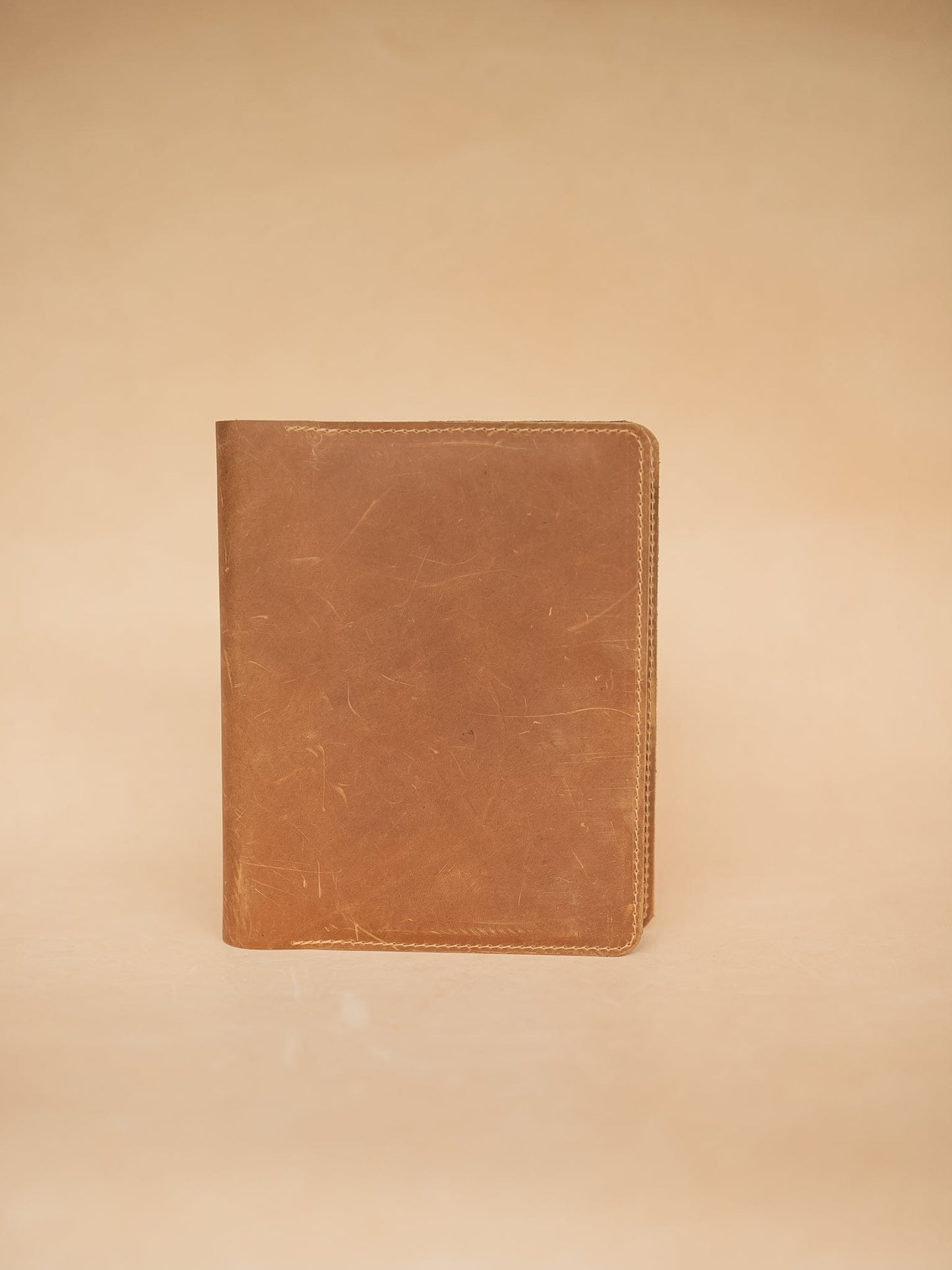 The Real McCaul Leathergoods Tobacco / Dark A5 Diary Journal Book Cover Australian Made Australian Owned Leather Rustic Book/Diary Cover Australian Made