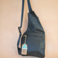 The Real McCaul Leathergoods Travel Bag The John Crossbody Sling Bag - Cowhide - Black Australian Made Australian Owned The John Crossbody Sling Bag - Cowhide - Black