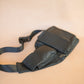 The Real McCaul Leathergoods Travel Bag The John Crossbody Sling Bag - Cowhide - Black Australian Made Australian Owned The John Crossbody Sling Bag - Cowhide - Black