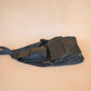 The Real McCaul Leathergoods Travel Bag The John Crossbody Sling Bag - Cowhide - Black Australian Made Australian Owned The John Crossbody Sling Bag - Cowhide - Black
