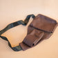 The Real McCaul Leathergoods Travel Bag The John Crossbody Sling Bag - Cowhide - Eggplant Australian Made Australian Owned The John Crossbody Sling Bag - Cowhide - Eggplant