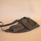 The Real McCaul Leathergoods Travel Bag The John Crossbody Sling Bag - Cowhide - Mottle Brown Australian Made Australian Owned The John Crossbody Sling Bag - Cowhide - Mottle Brown