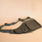 The Real McCaul Leathergoods Travel Bag The John Crossbody Sling Bag - Premium Kangaroo - Brown Australian Made Australian Owned The John Crossbody Sling Bag - Premium Kangaroo - Brown