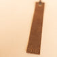 The Real McCaul Leathergoods Vintage / Large Old School Personalised Bookmark Australian Made Australian Owned Personalised Embossed Leather Bookmark Handmade in Australia