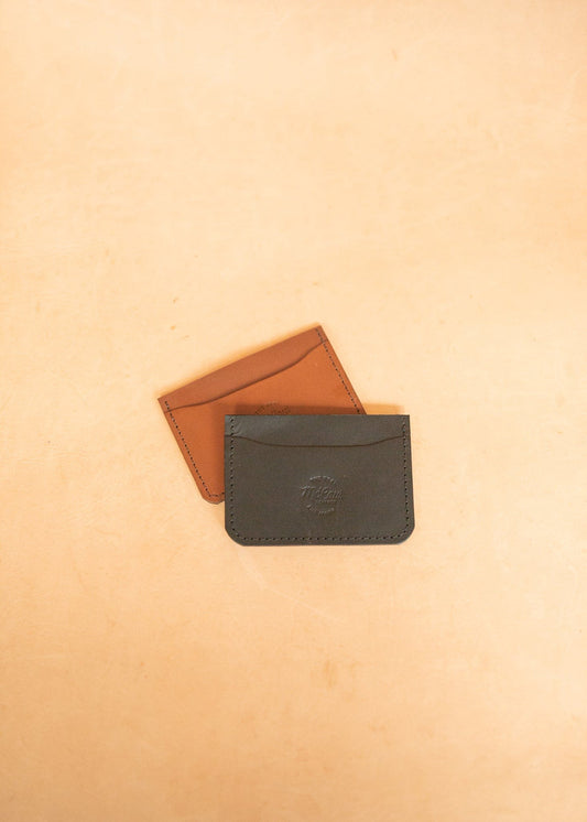 The Real McCaul Leathergoods Wallet Compact Card Holder Wallet - Three Pocket Australian Made Australian Owned Leather Card Holder Wallet - Three Pocket Made in Australia