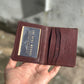 The Real McCaul Leathergoods Wallet Dark Brown The Matt Wallet Australian Made Australian Owned The Matt Leather Wallet Made In Australia Kangaroo Leather Wallet